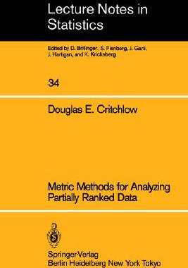 【预售】Metric Methods for Analyzing Partially Ranked Data