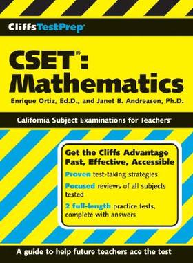【预订】Cliffstestprep Cset: Mathematics