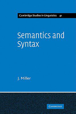 【预售】Semantics and Syntax: Parallels and Connections