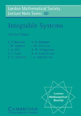 【预售】Integrable Systems