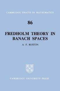 预售 Banach Fredholm Spaces Theory