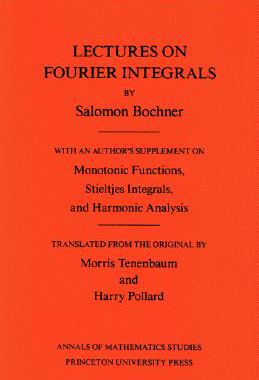 【预售】Lectures on Fourier Integrals