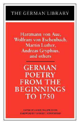 【预售】German Poetry from the Beginnings to 1750: Hartmann