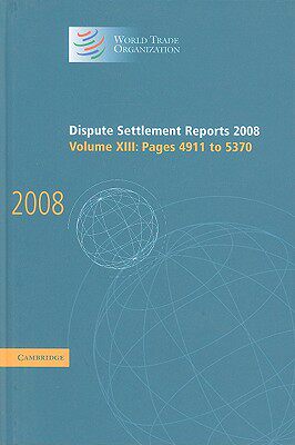 【预售】Dispute Settlement Reports, Volume XIII: Pages