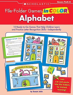 【预售】Alphabet, Grade PreK-K: 10 Ready-To-Go Games That