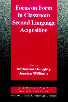 【预售】Focus on Form in Classroom Second Language