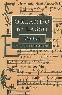 【预售】Orlando Di Lasso Studies