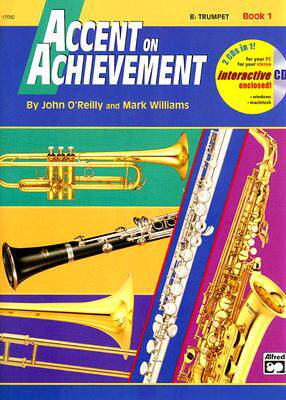 【预售】Accent on Achievement B-Flat Trumpet Book 1 [With