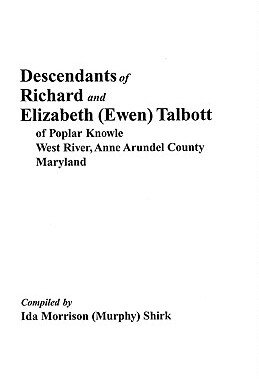 【预售】Descendants of Richard and Elizabeth (Ewen) Talbott