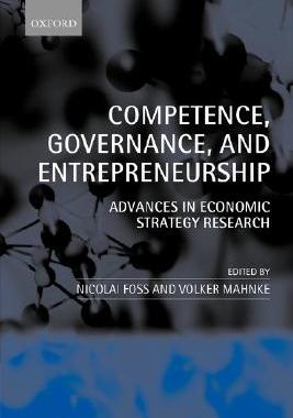 【预售】Competence, Governance, and Entrepreneurship: