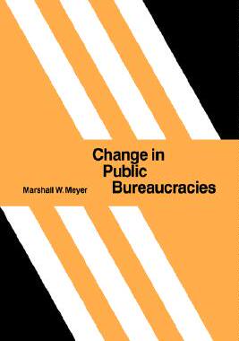 【预售】Change in Public Bureaucracies