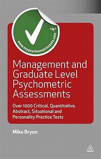 【预售】Management Level Psychometric Assessments: Over 400