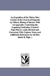 【预售】An  Exposition of the Thirty-Nine Articles of the