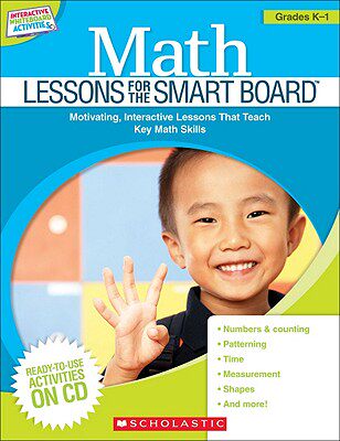 【预售】Math Lessons for the Smart Board, Grade K-1: