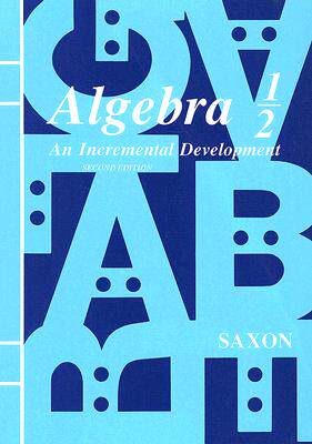 【预订】Algebra 1/2: An Incremental Development