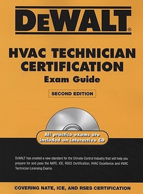 【预售】DeWALT HVAC Technician Certification Exam Guide