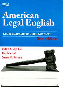【预售】American Legal English: Using Language in Legal
