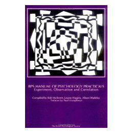 【预售】Bps Manual Of Psychology Practicals - Experiment