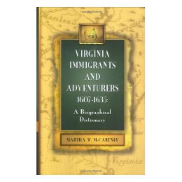 【预售】Virginia Immigrants and Adventurers, 1607-1635: A