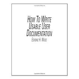 【预售】How to Write Usable User Documentation: Second