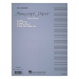 【预售】Manuscript Paper (Deluxe Pad)(Blue Cover)