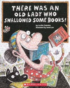 【预售】There Was an Old Lady Who Swallowed Some Books!