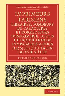 【预售】Imprimeurs Parisiens, Libraires, Fondeurs de Caract