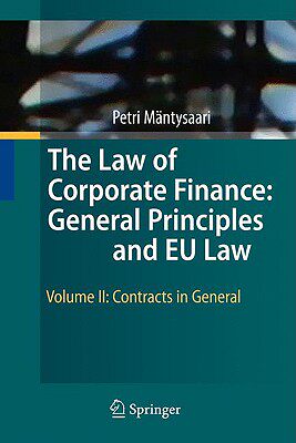 【预售】The Law of Corporate Finance: General Principles and