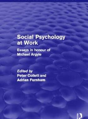 【预售】Social Psychology at Work (Psychology Revivals):