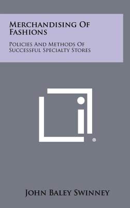 【预售】Merchandising of Fashions: Policies and Methods of