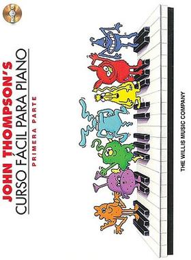 【预售】John Thompson's Curso Facil Para Piano, Primera