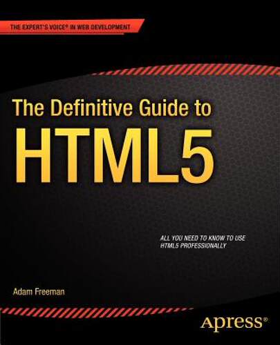 【预售】The Definitive Guide to HTML5