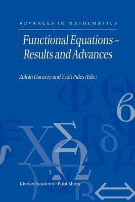 【预售】Functional Equations - Results and Advances