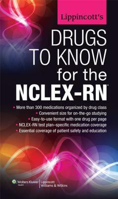 【预售】Lippincott's Drugs to Know for the NCLEX-RN