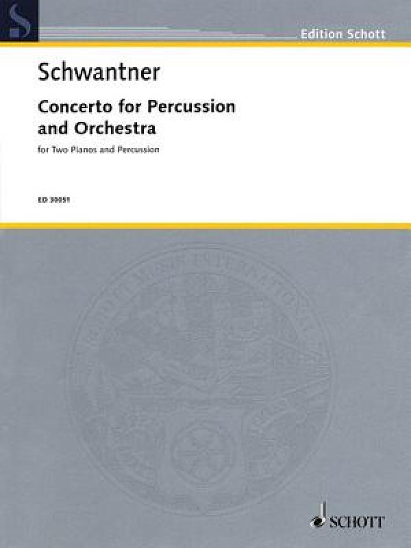 【预售】Percussion Concerto No. 1: Percussion and 2 Pianos