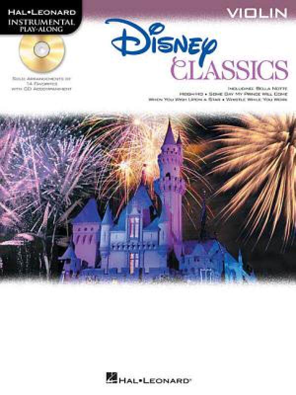 【预售】Disney Classics: Violin [With CD (Audio)]