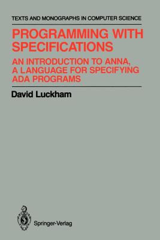 【预售】Programming with Specifications: An Introduction to