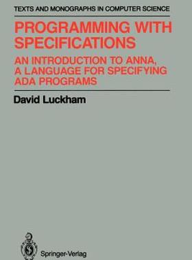 【预售】Programming with Specifications: An Introduction to
