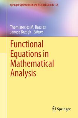 【预售】Functional Equations in Mathematical Analysis