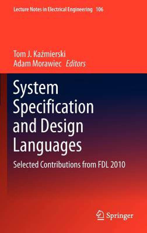【预售】System Specification and Design Languages: Selected
