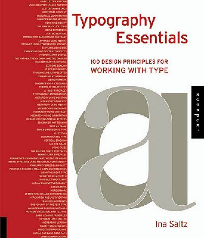 【预售】Typography Essentials: 100 Design Principles for