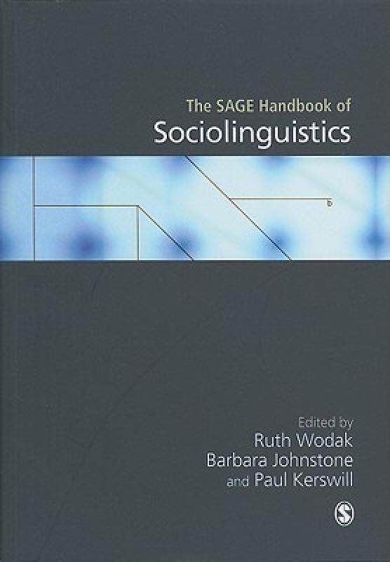 【预售】The Sage Handbook of Sociolinguistics