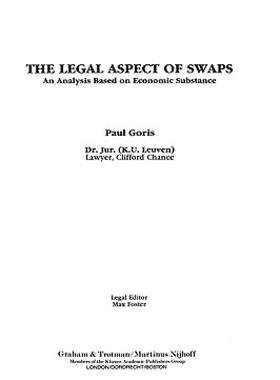 【预售】The Legal Aspect of Swaps