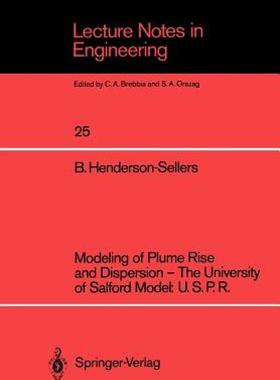【预售】Modeling of Plume Rise and Dispersion the University