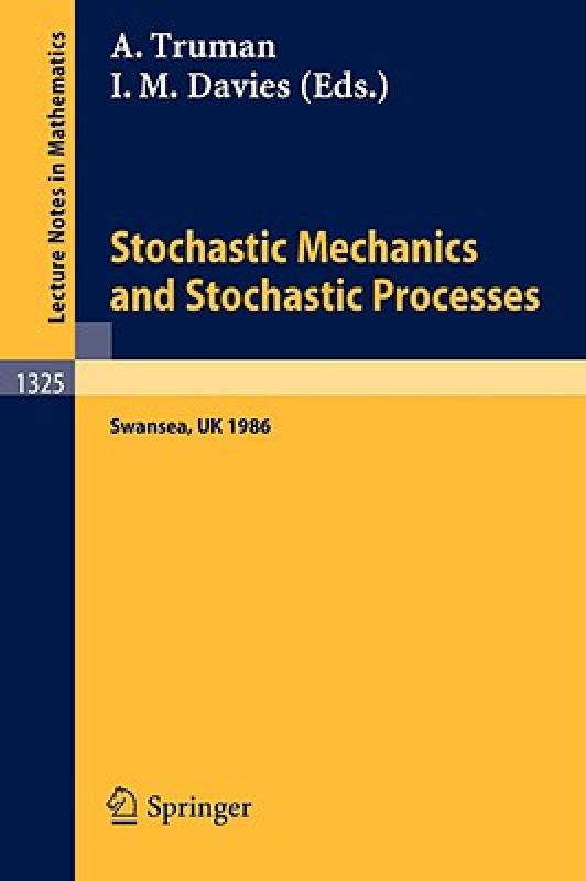 【预售】Stochastic Mechanics and Stochastic Processes:-封面