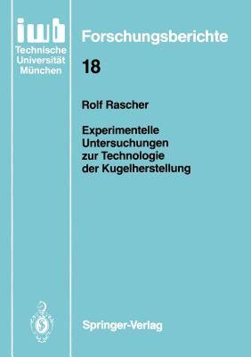 【预售】Experimentelle Untersuchungen Zur Technologie Der