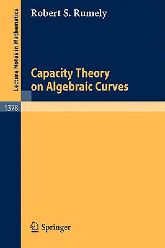 【预售】Capacity Theory on Algebraic Curves