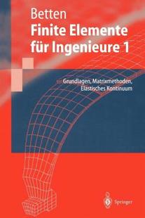 预售 Ingenieure Finite Fur Grundlagen Elemente