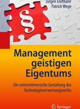 【预售】Management Geistigen Eigentums: Die Unternehmerische