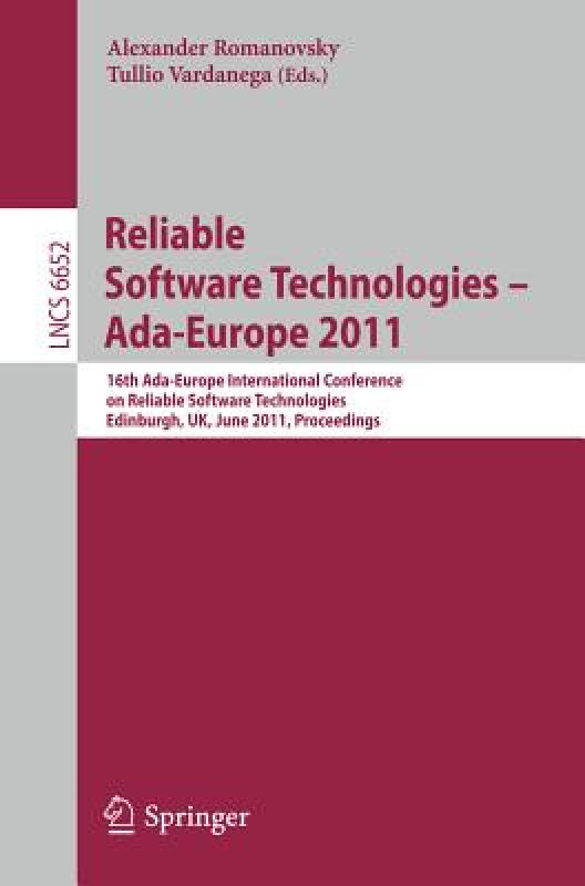 【预售】Reliable Software Technologies - Ada-Europe 2011: